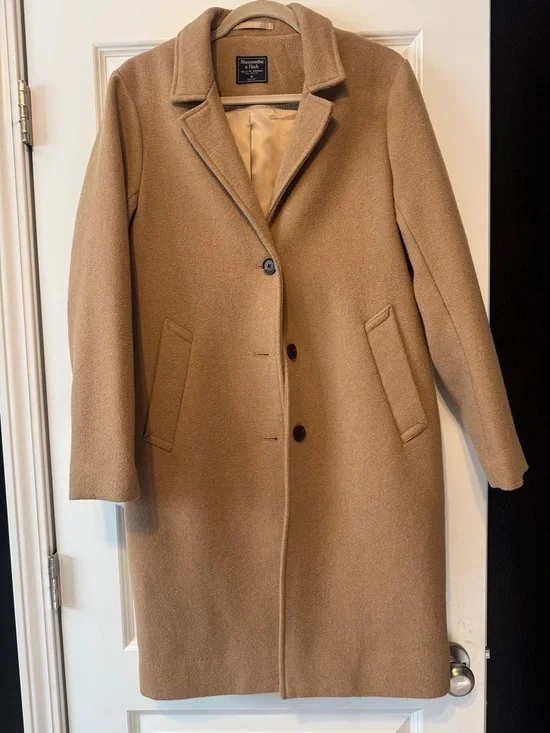 Abercrombie & Fitch Women's Dad Trench Coat - Picture 2 of 5